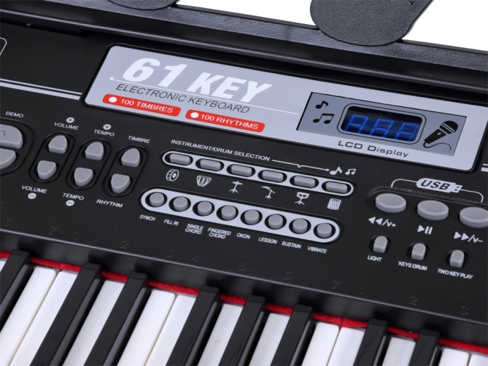 61 verlichte toetsen voor eenvoudig leren