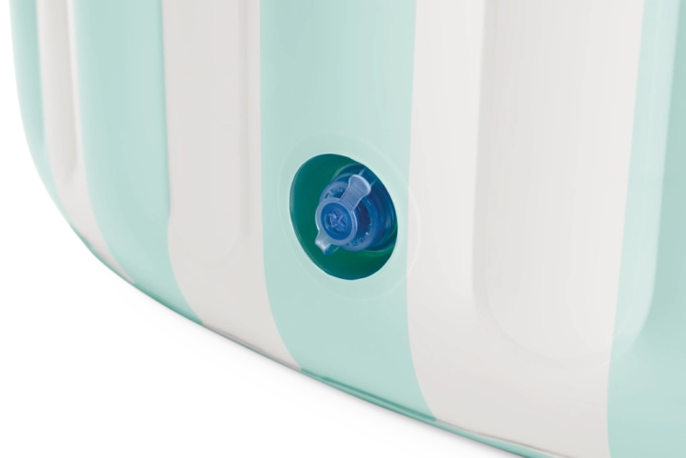 Snel opblazen en water aflaten