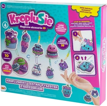 EPEE Kroplusie creatieve set bedeltjes (charms) pyszotek 10 stuks