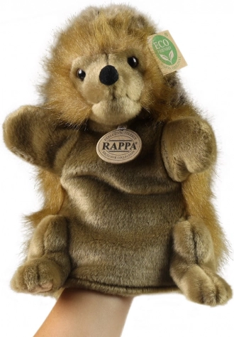 Pluchen handpop egel 25 cm ECO FRIENDLY RAPPA