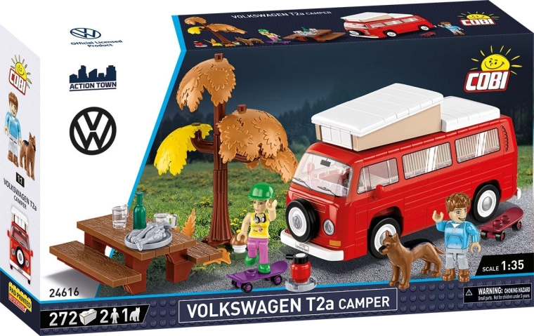 Cobi Volkswagen T2a camper bouwset 1:35 (272 onderdelen)