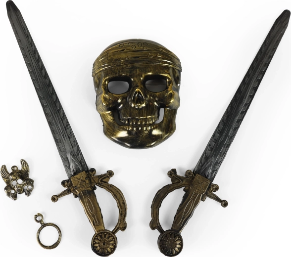 Piratenkit met masker en 2 zwaarden