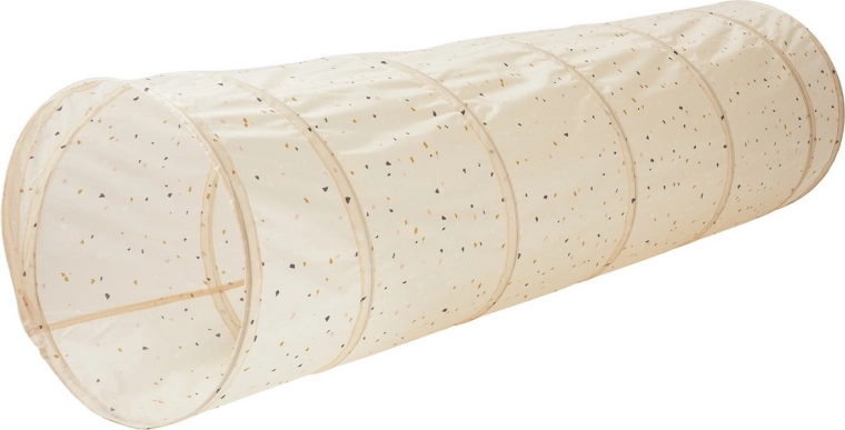 3 Sprouts kindertunnel recycled terrazzo beige - 1 stuk