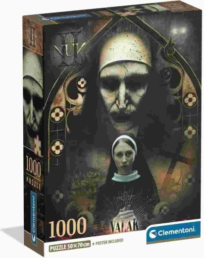 Puzzel CLEMENTONI Horror Collection: The Nun 1000 stukjes