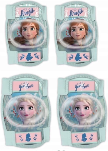 Kinderset knie- en elleboogbeschermers Disney Frozen (4 stuks)