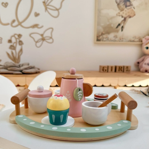 Pastelset voor kinderlijk theekransje