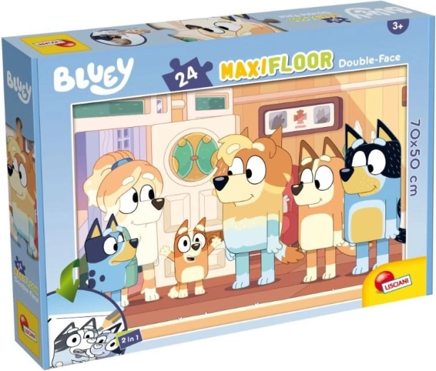 Dubbelzijdige puzzel 24 maxi-stukken Bluey