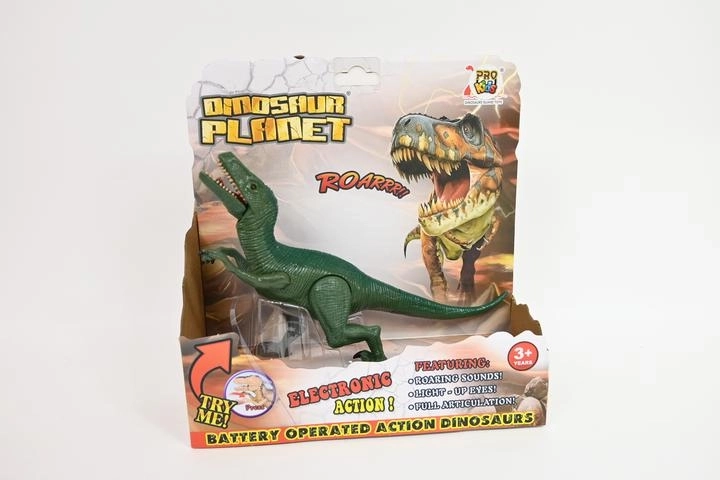 Dinosaurus Velociraptor met licht en gebrul