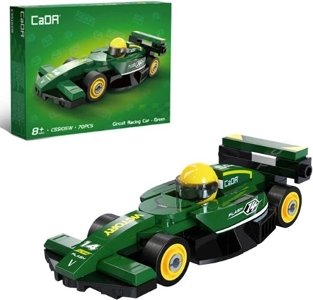 Cada bouwset sportwagen Circuit Racing Car groen