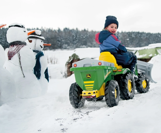 Aansluiting achter een kindertrekker