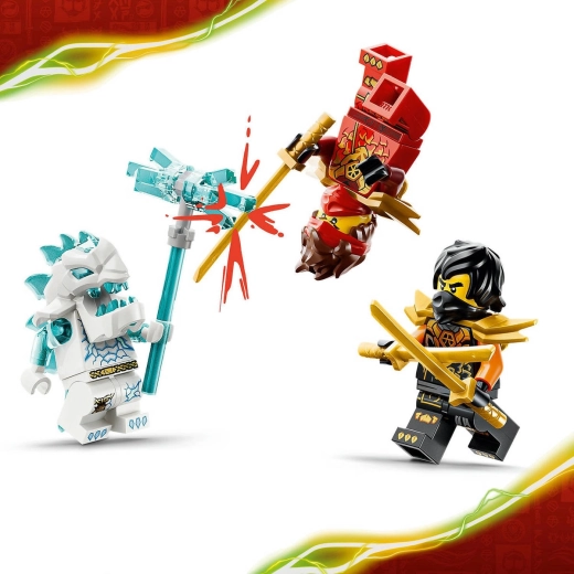 NINJAGO-helden tegen het IJsmonster