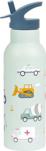 A Little Lovely Company roestvrijstalen drinkfles 500 ml – Voertuigen
