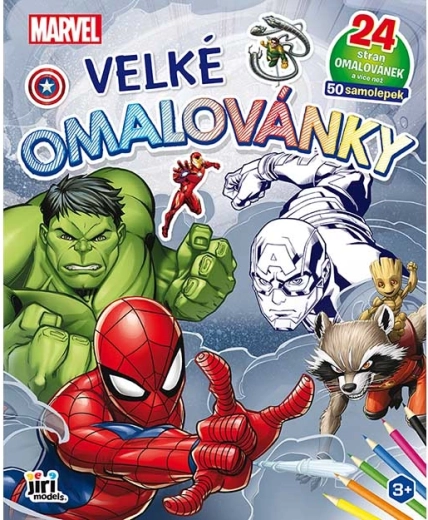 Grote Marvel-kleurplaten