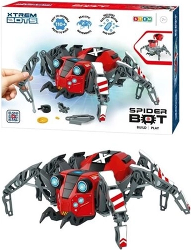 Xtrem Bots Spider Bot bouwset van een robotspin