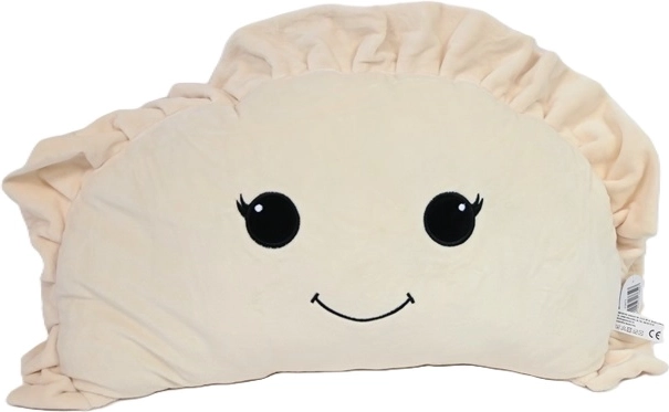 Pluche pierogi crème 42 cm