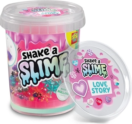 SES ShakeASlime Love Story roze slime 200 g