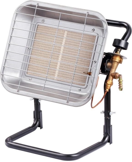 Gaskachel MalTec Słoneczko 3000–4500 W met traploze regeling