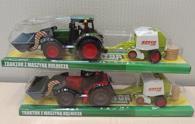 Tractor met landbouwmachine