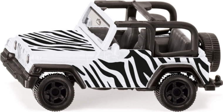 Siku Jeep Wrangler Safari – metalen model 1:55 met trekhaak