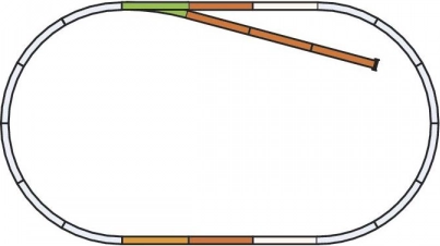 Piko railsset B met stootspoor H0