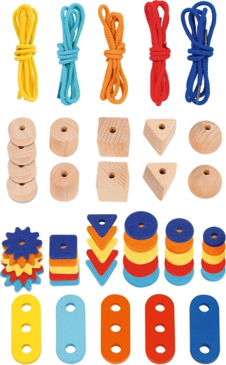 Creatief combineren van kleuren en vormen