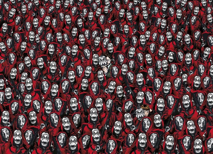 Puzzel 1000 stukjes Impossible NETFLIX La Casa de Papel