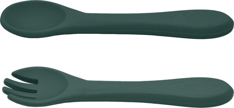 Ergonomisch bestek en rustgevend bijtspeeltje