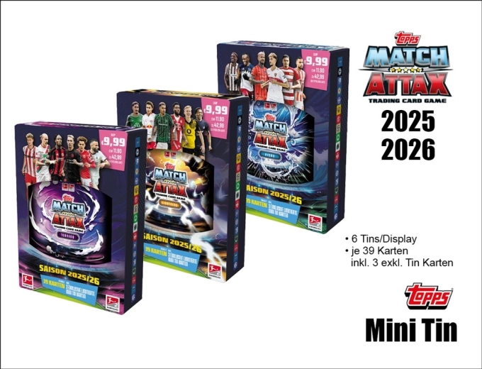 Topps Match Attax Bundesliga 2025/2026 mini tin - 1 stuk