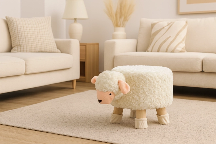 Poef schaap 28 × 25 cm