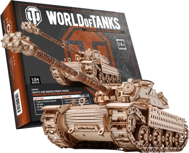 Houten 3D-puzzel World of Tanks Bat.-Chatillon Bourrasque