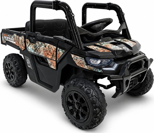 Kinder elektrische off-road UTV 4x4 24 V zwart