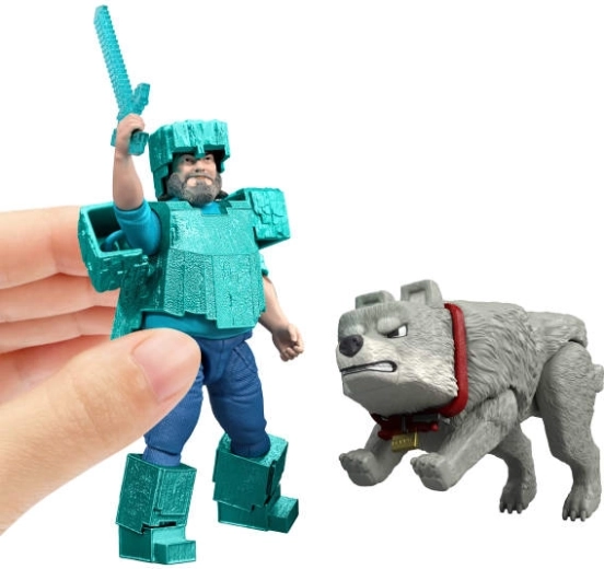 Twee iconische personages uit Minecraft