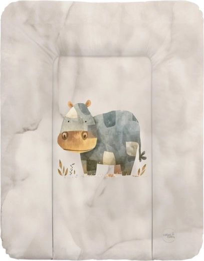 Ceba Baby zachte aankleedkussen Basic Cosy Hippo 50 × 70 cm