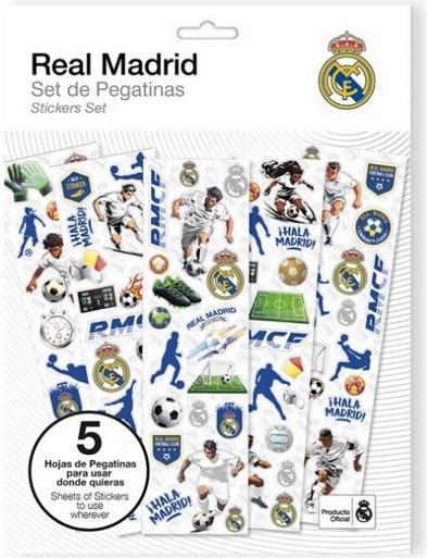 Stickers REAL MADRID – set van 92 stuks