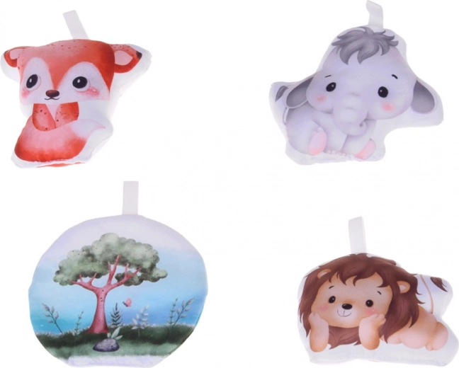 Afneembare speeltjes voor zintuiglijk ontdekken