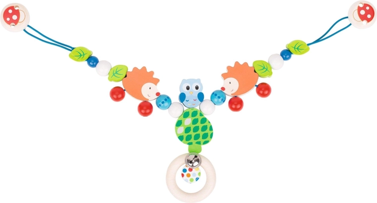 Wagenketting egel en uil met clips - 1 stuk