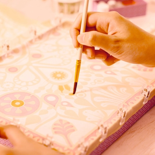 Precisieschilderen dankzij opgespannen stof