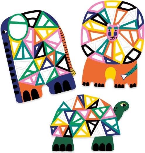 Makkelijke mozaïeken met savannedieren