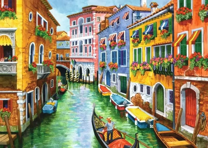 Ravensburger puzzel Gondeltocht XXL 300 stukjes