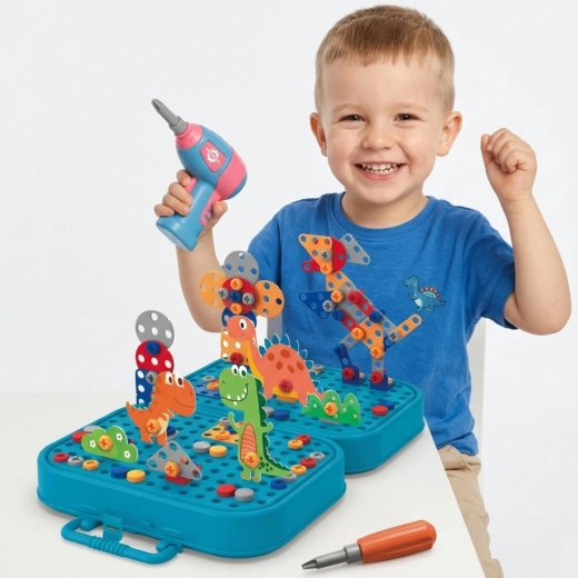 Schroeven en bouwen van 3D-modellen
