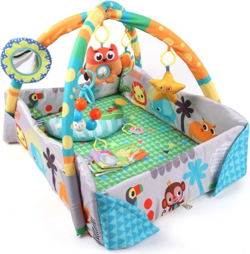 TinyMini kinder speel- en educatieve mat 4-in-1 Jungle