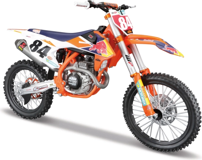 Maisto motorfiets Red Bull KTM 450 SX-F Factory Edition 2018 Jeffrey Herlings #84 1:6