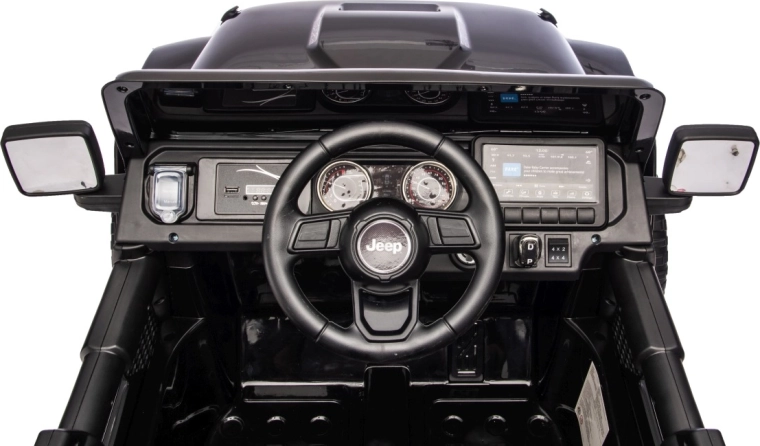 LED-verlichting en modern audiopaneel
