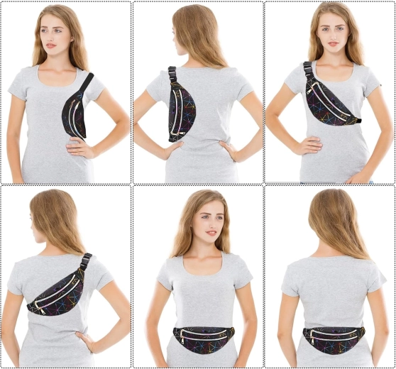 Verstelbare riem voor verschillende draagstijlen