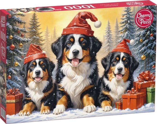 Cherry Pazzi puzzel puppies op vakantie 1000 stukjes