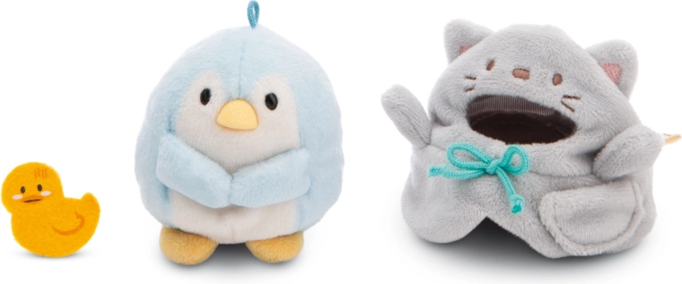 Schattige 3-in-1 set: Waddle, kattenkostuum en eendje