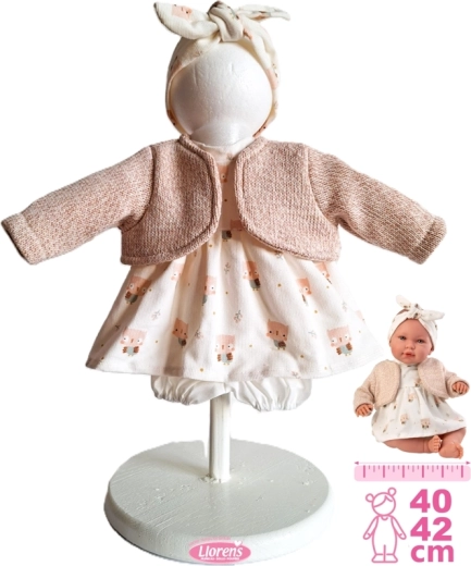 Kleding voor pop New Born 40–42 cm, 4-delige set Llorens