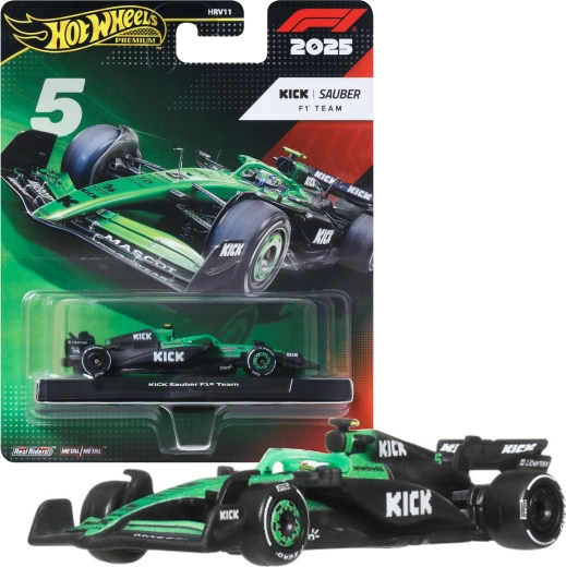 Hot Wheels Premium Formule 1 – racewagen Sauber Gabriel Bartoleto #5 (2025)