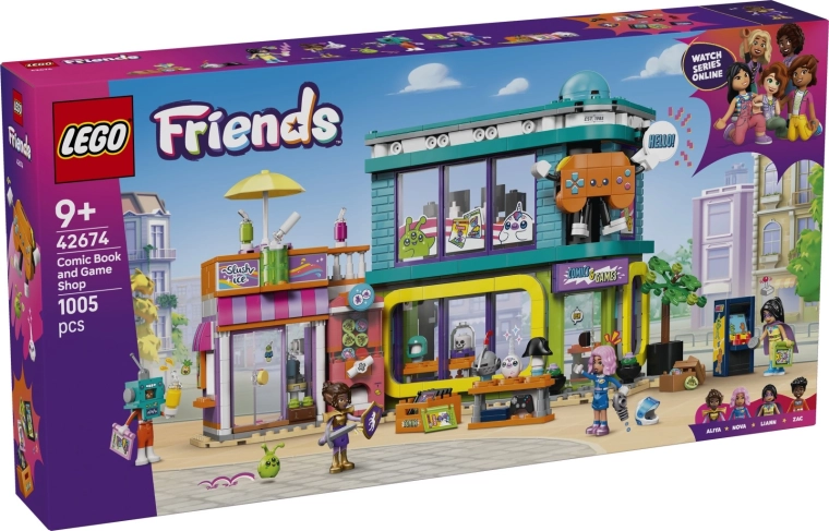 LEGO Friends stripboeken- en gamewinkel