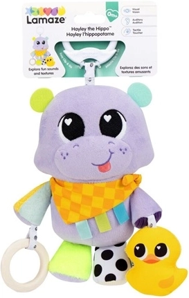 Hangend speelgoed Lamaze Hippo Hayley met clip